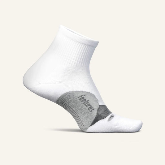 Feetures Elite Light Cushion Quarter - White