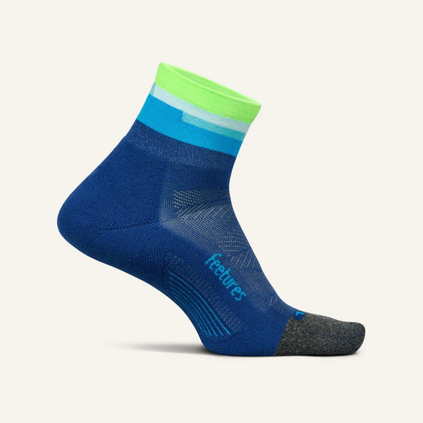 Feetures Elite Light Cushion Quarter Surfboard Blue