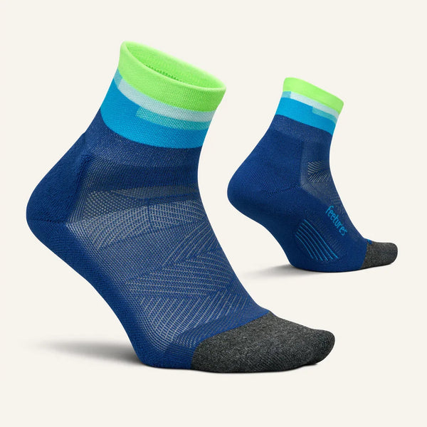 Feetures Elite Light Cushion Quarter Surfboard Blue