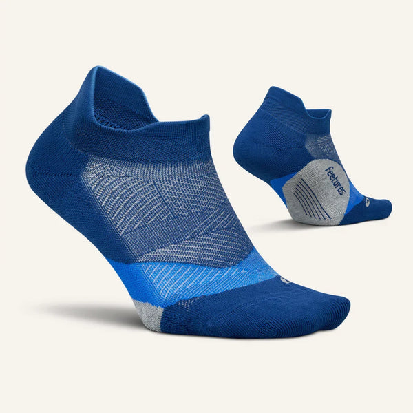 Feetures Elite Light Cushion No Show Tab Navy Mist