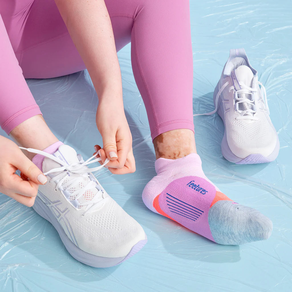 Feetures - Elite Light Cushion No Show Tab - Orchid Sunset