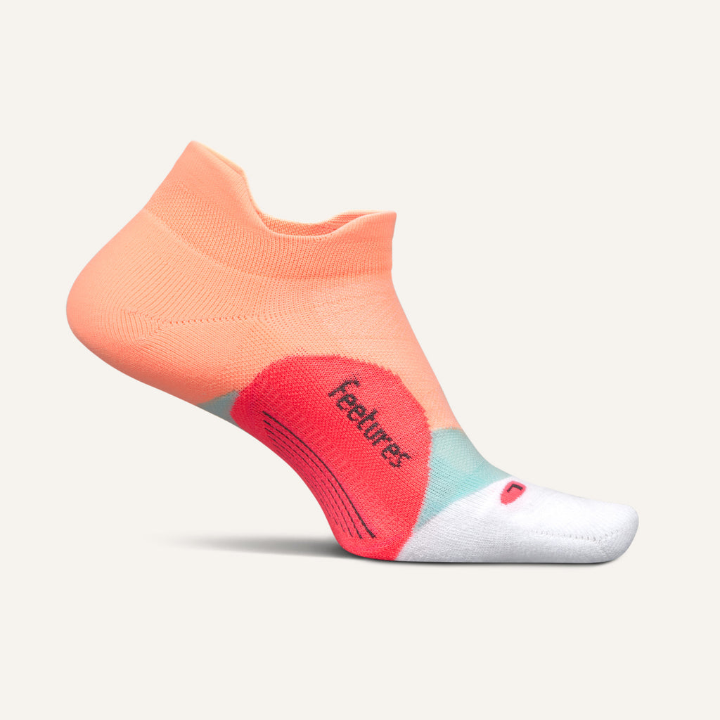 Feetures Elite Light Cushion No Show Tab Vibrant Reef
