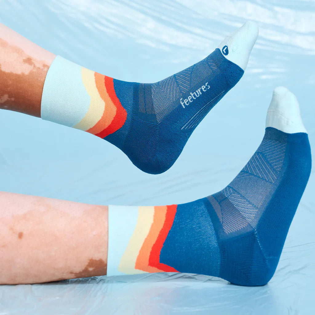 Feetures -  Elite Lt Cush - Crew Blue Swell