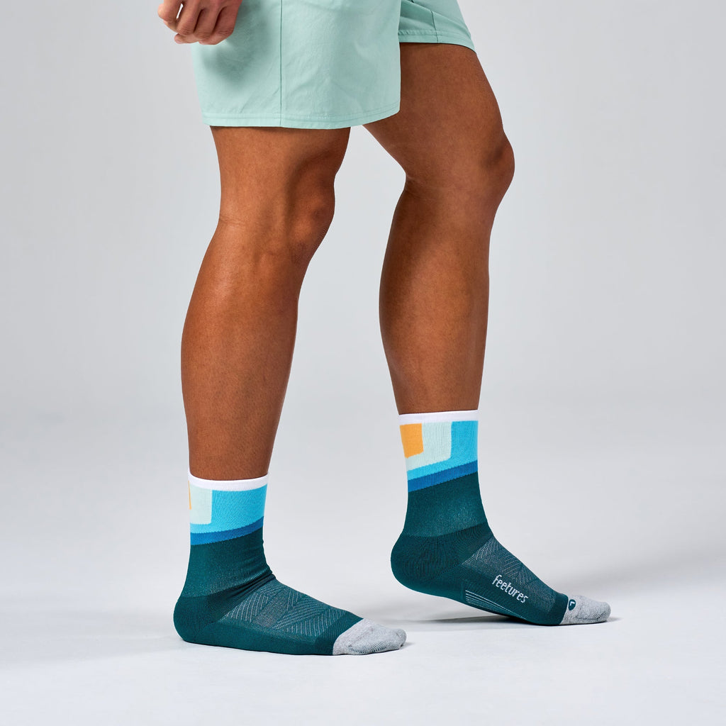 Feetures - Elite Light Cushion Mini Crew - Breezy Court