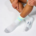 Feetures Elite Light Cushion Mini Crew Mint Bounce