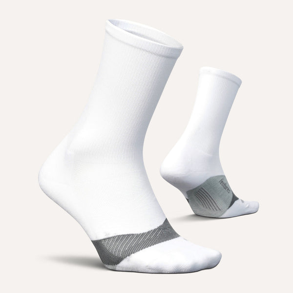 Feetures Elite Lt Cush MCREW White