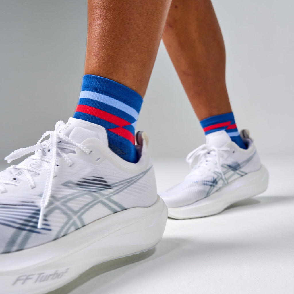 Feetures - Elite Light Cushion Quarter - Blue Track