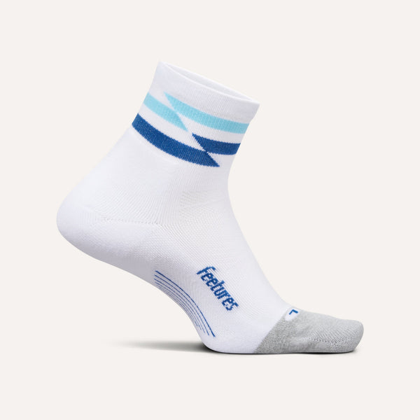 Feetures - Elite Light Cushion Quarter - White Track