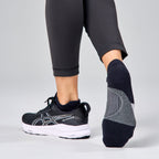 Feetures Elite Light Cushion No Show Tab Black