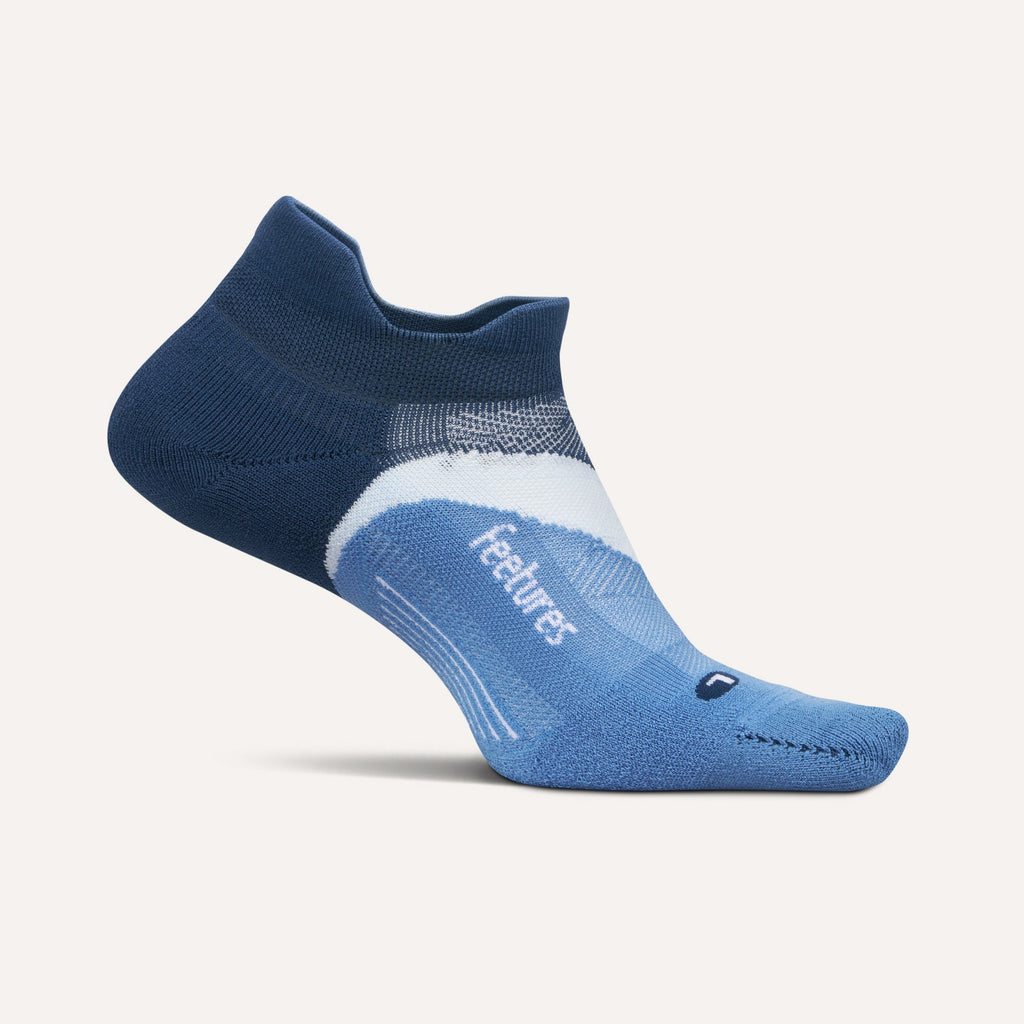 Feetures - Elite Light Cushion No Show Tab - Blue Wave