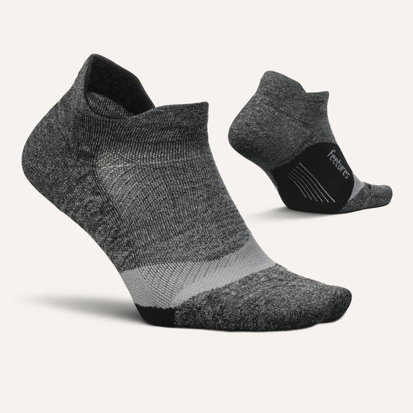 Feetures Elite Light Cushion No Show Tab Gray
