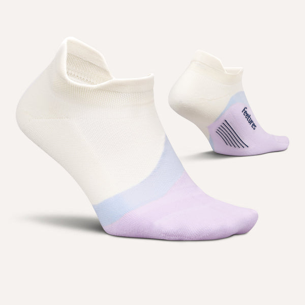 Feetures Elite Light Cushion No Show Tab Lilac Breeze