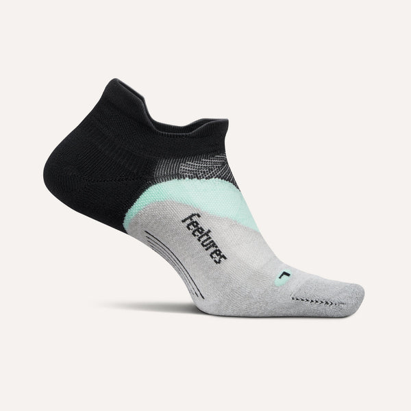 Feetures Elite Light Cushion No Show Tab Mint Chip
