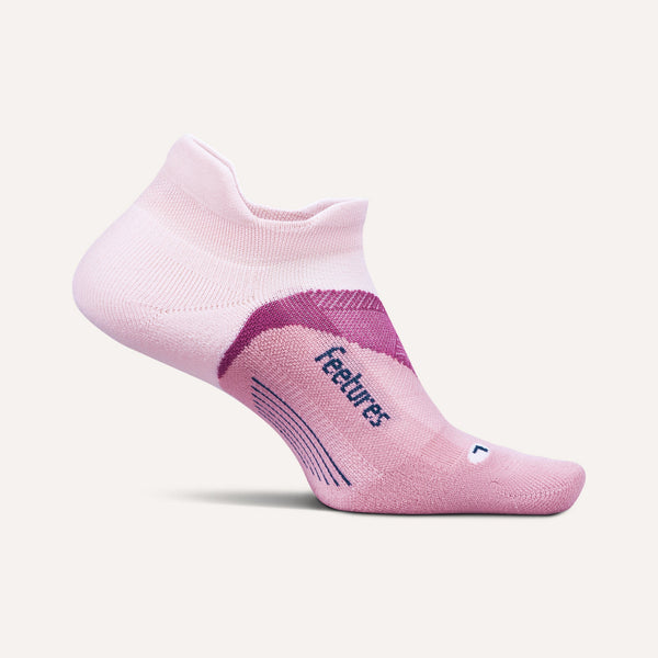 Feetures Elite Light Cushion No Show Tab Pink Salt