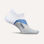 Feetures - Elite Light Cushion No Show Tab - White Tide