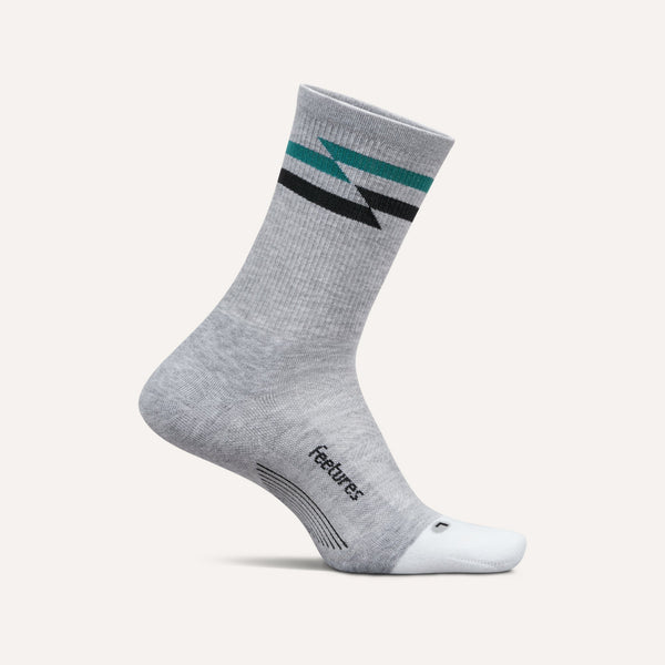 Feetures - Elite Max Cushion Mini Crew - Gray Track
