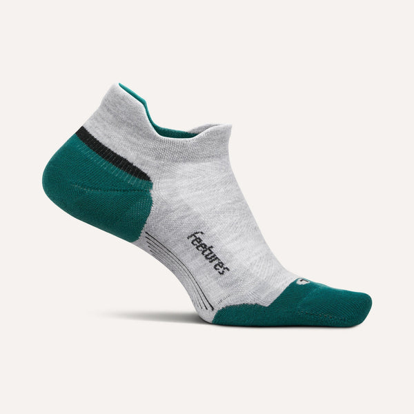 Feetures Elite Max Cushion No Show Tab Stone Ivy