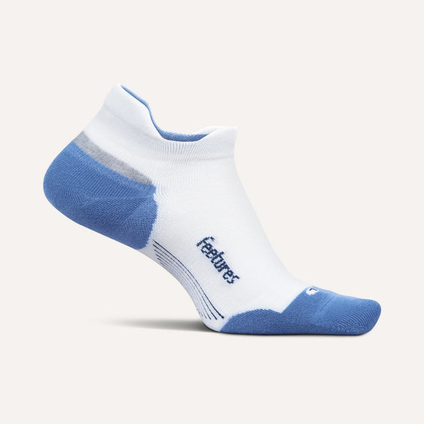 Feetures Elite Max Cushion No Show Tab White Tide