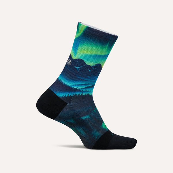 Feetures - Elite Light Cushion Mini Crew -  Aurora Glow