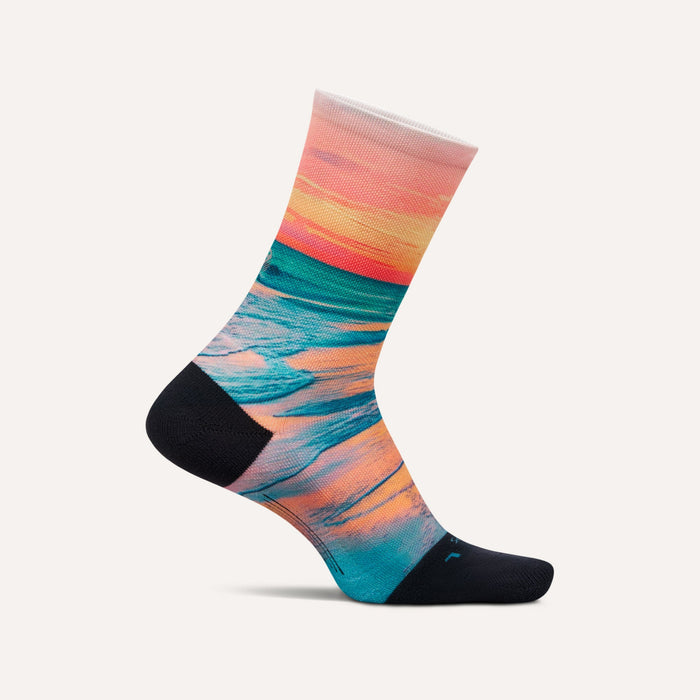 Feetures - Elite Light Cushion Mini Crew -  Sunset Glow