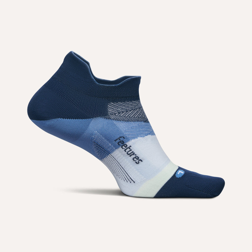 Feetures Elite Ultra Light No Show Tab Blue Wave