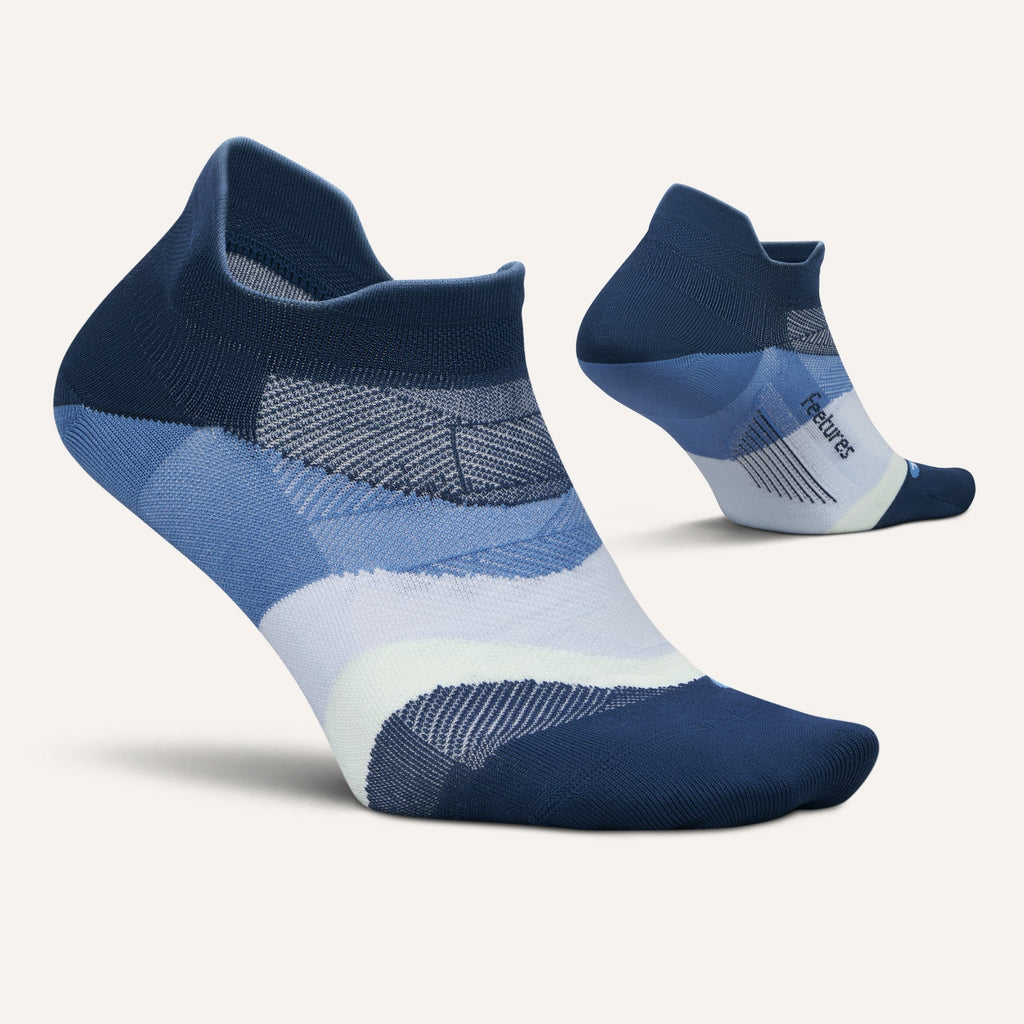 Feetures Elite Ultra Light No Show Tab Blue Wave