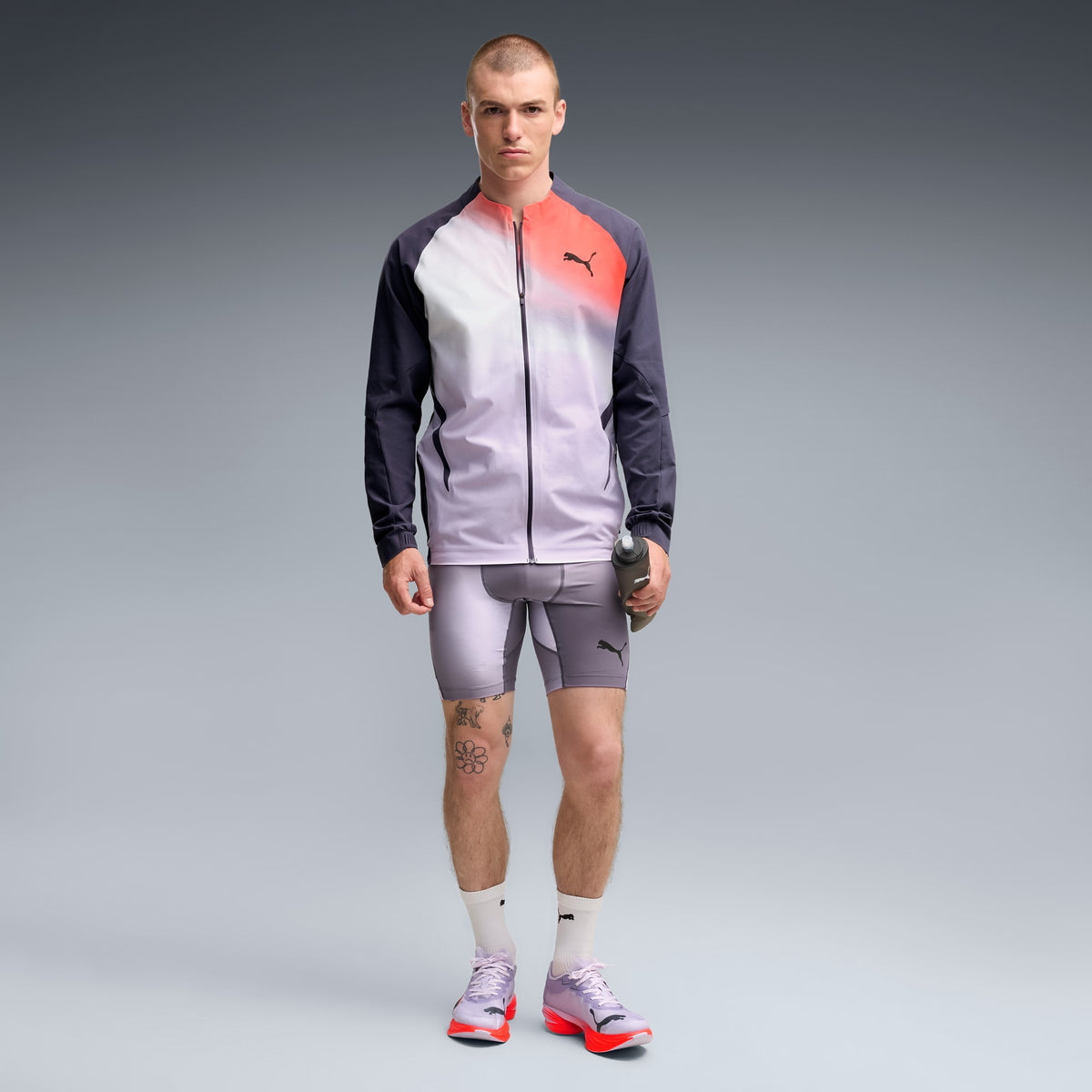 PUMA Men's FAST-R NITRO Elite 3 Light Lavender-Ultra Red