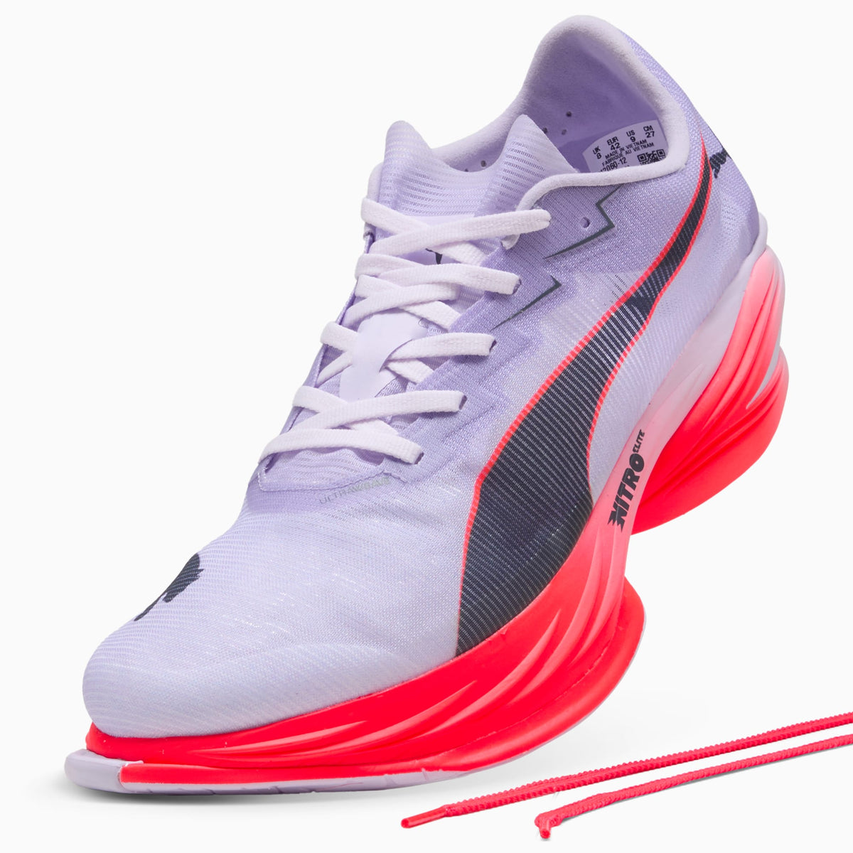 PUMA Men's FAST-R NITRO Elite 3 Light Lavender-Ultra Red