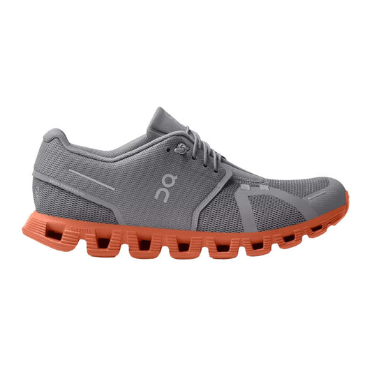 On Cloud 5 Mens Shoe- Zinc/Canyon