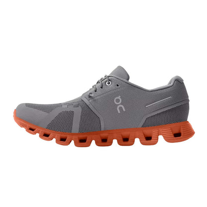 On Cloud 5 Mens Shoe- Zinc/Canyon