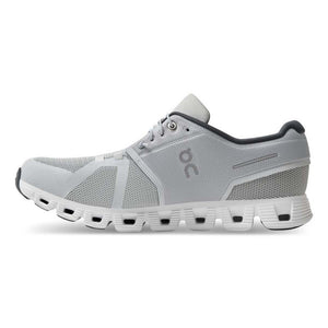 On Cloud 5 Mens Shoe- Glacier/White