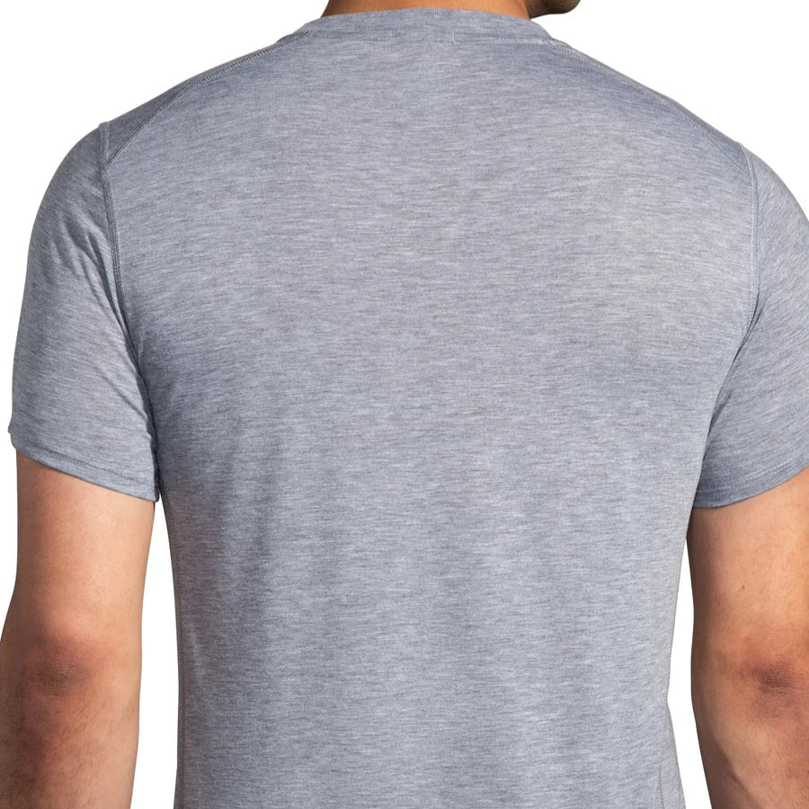 Brooks - Distance Short Sleeve 3.0 - Heather Ash Run USA