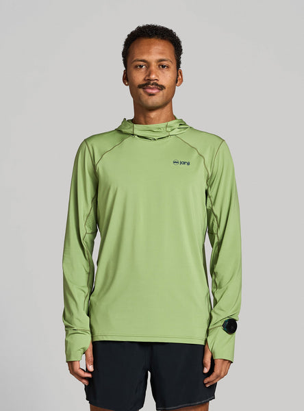 Janji Men's Sunchaser 50 Hooded Long Sleeve Tea