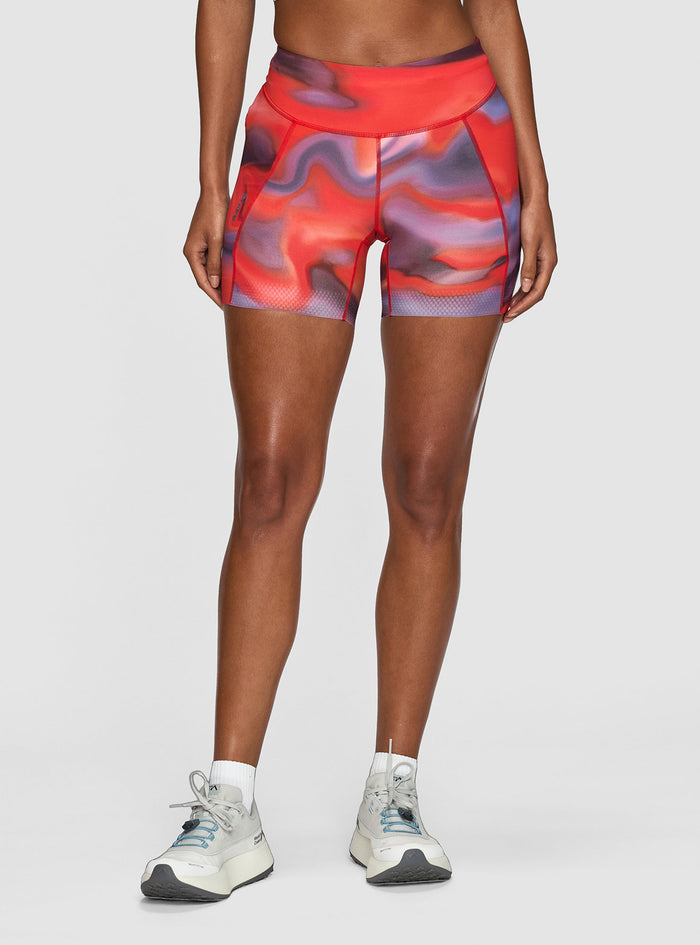 Women's - Janji 5" Pace Short - Cherry Funk