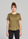Women's - Janji Run All Day Tee - Conifer