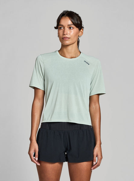 Janji Women's Pinnacle RD Gossamer Tee Arctic
