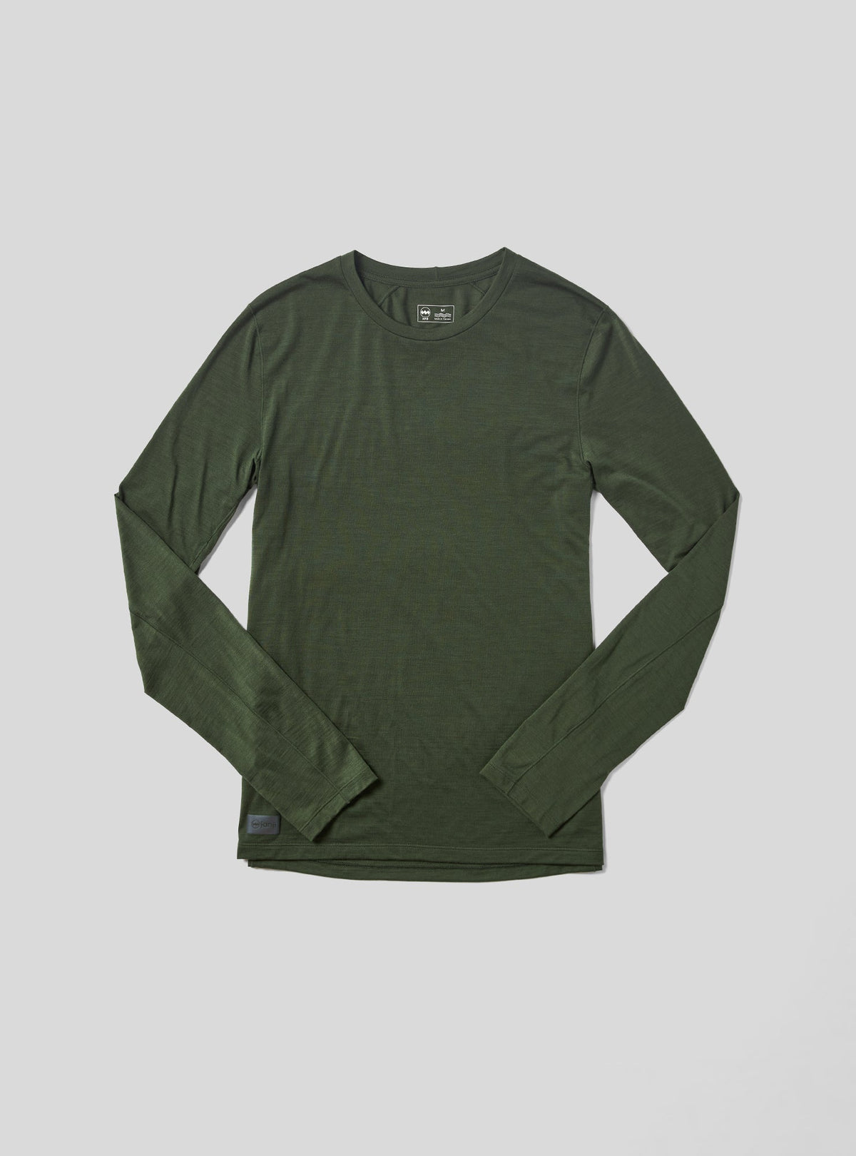 Janji Men's Repeat Merino Long Sleeve Kelp