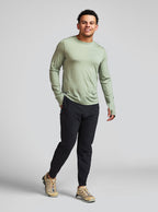 Janji Men's Repeat Merino Long Sleeve Sage