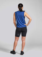 Janji Women's Repeat Merino Muscle Tank Sapphire