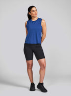 Janji Women's Repeat Merino Muscle Tank Sapphire