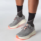 Men's - Salomon Aeroglide 3 - Alloy/Vanilla Ice/Neon Flame