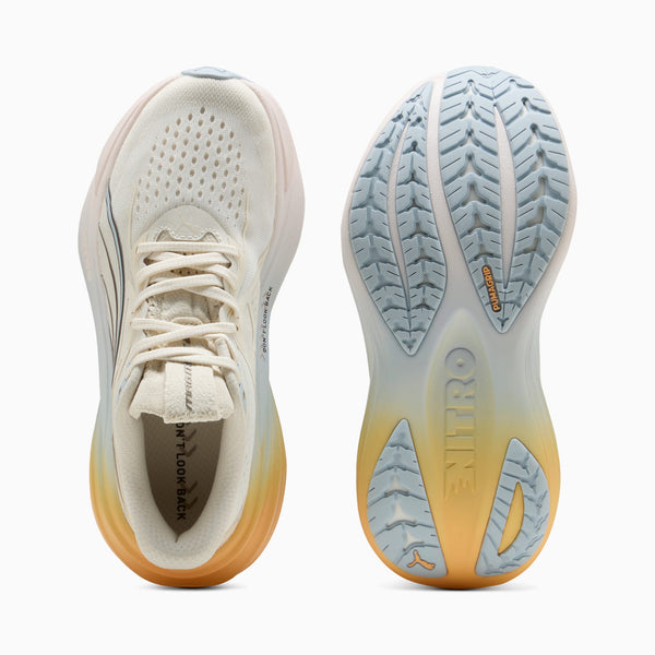 PUMA Women's MagMax NITRO 2 Run Club Warm White-Lucite