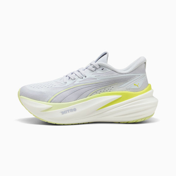 PUMA Women's MagMax NITRO 2 Silver Mist-Apple Spritz