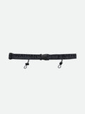 Nathan Race Number Belt Nutrition Waist Belt Black/Reflective Silver