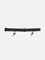 Nathan Race Number Belt Nutrition Waist Belt Black/Reflective Silver