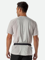Nathan Race Number Belt Nutrition Waist Belt Black/Reflective Silver