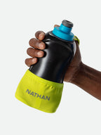 Nathan QuickSqueeze Lite Handheld 18oz Finish Lime/Blue Me Away