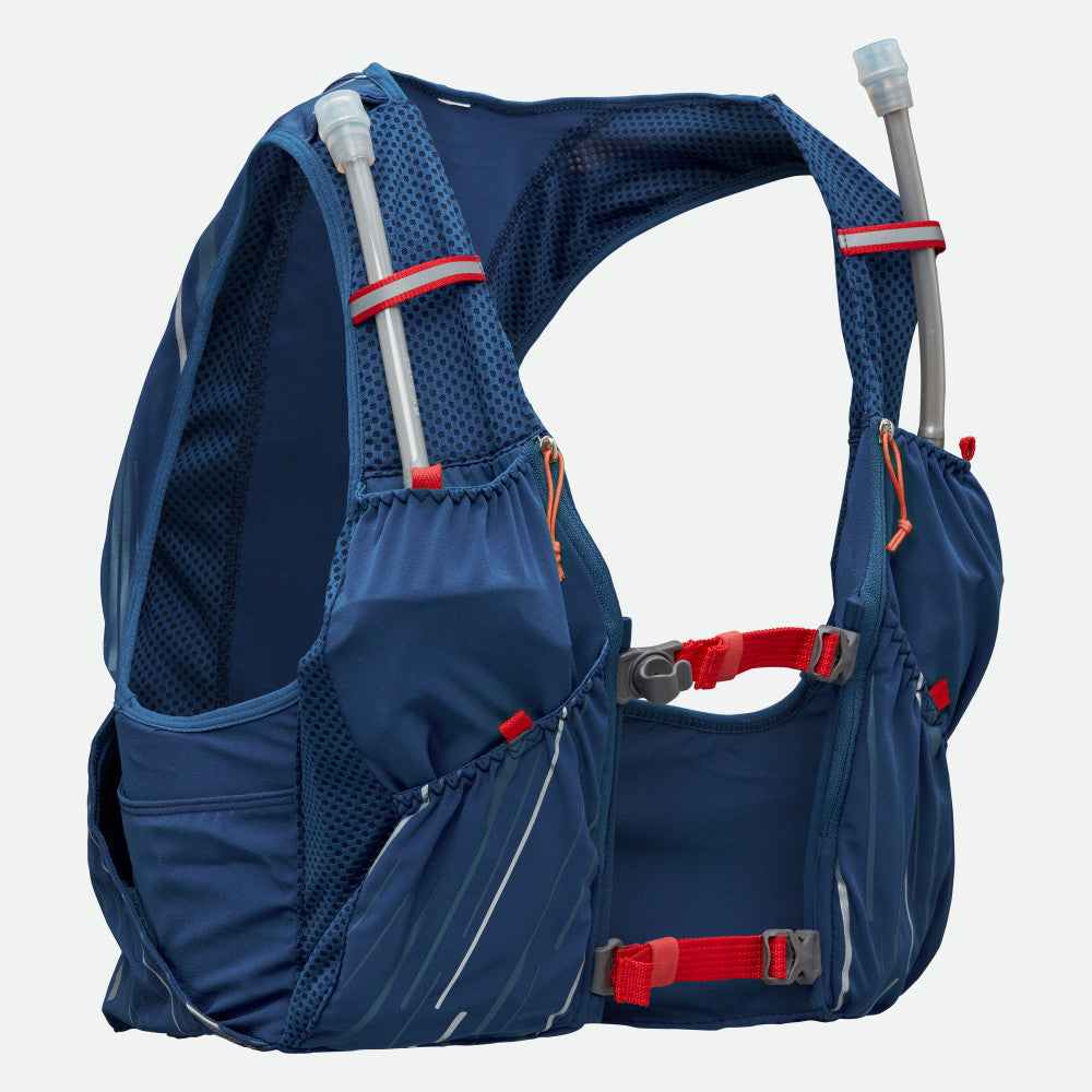Nathan Pinnacle 4 Liter Hydration Race Vest Estate Blue/Ribbon Red