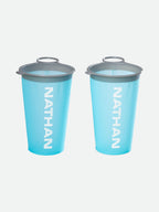 Nathan Reusable Race Day Cup 2 Pack Blue Me Away/White