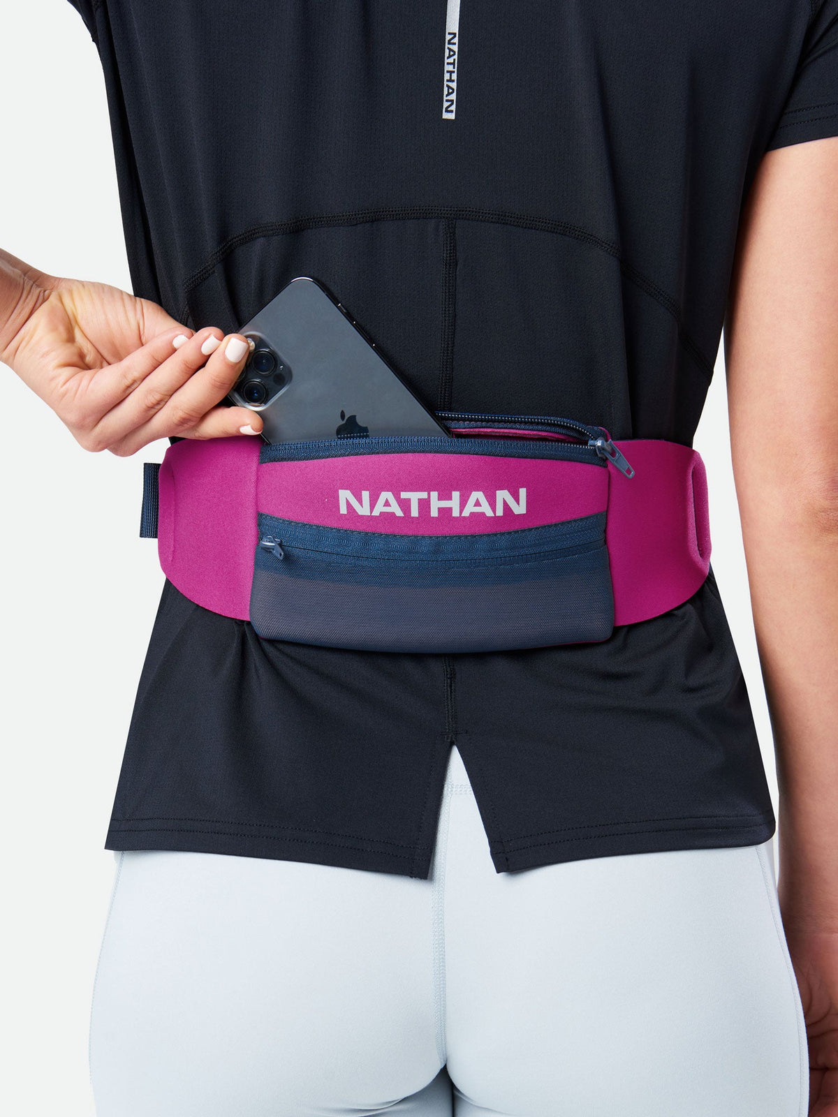 Nathan 5K Waist Belt Magenta/Estate Blue